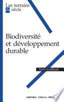 Biodiversité et développement durable