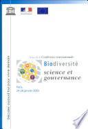 Biodiversité, science et gouvernance