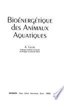 Bioénergétique des animaux aquatiques