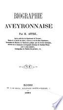 Biographie aveyronnaise