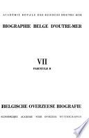 Biographie belge d'outre-mer
