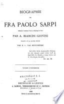 Biographie de Fra Paolo Sarpi, théologien et consulteur d'État de la République de Venise