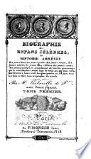 Biographie des enfans celebres, ou histoire abregee des jeunes heros, des jeunes poetes, ... savans (etc.) Avec ... figures