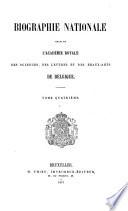 Biographie nationale: A-Zypaeus