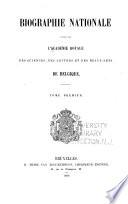Biographie nationale