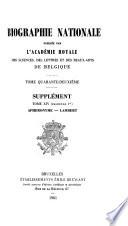 Biographie nationale