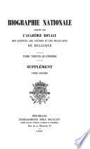 Biographie nationale