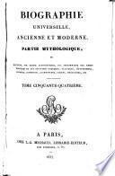 Biographie universelle, ancienne et moderne, etc