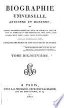 Biographie universelle, ancienne et moderne