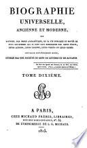 Biographie universelle, ancienne et moderne