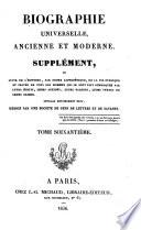 Biographie universelle ancienne et moderne