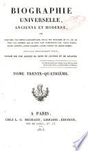 Biographie universelle, ancienne et moderne
