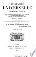 Biographie universelle ancienne et moderne