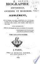 Biographie universelle, ancienne et moderne