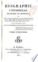 Biographie universelle, ancienne et moderne