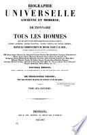 Biographie universelle, ancienne et moderne ...