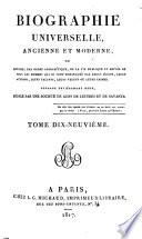 Biographie universelle ancienne et moderne ou Histoire, par ordre alphabétique, de la vie publique et privée de tous les hommes qui se sont fait remarquer par leurs écrits, leurs actions, leurs talents, leurs vertus ou leurs crimes: GU-HE