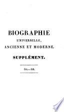 Biographie universelle, ancienne et moderne; ou, Histoire, par ordre alphabétique