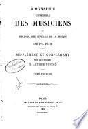 Biographie universelle des musiciens et bibliographie générale de la musique