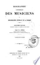 Biographie universelle des musiciens