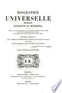 Biographie universelle (Michaud) ancienne et moderne