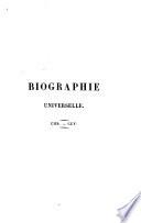 Biographie universelle ou dictionnaire de tous les hommes