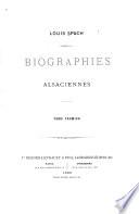 Biographies alsaciennes