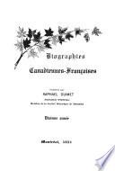 Biographies canadiennes-françaises