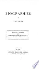 Biographies du XIXe siècle