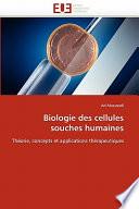 Biologie Des Cellules Souches Humaines