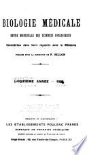 Biologie médicale