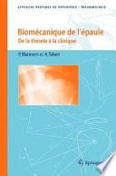 Biomécanique de l'épaule