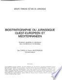 Biostratigraphie du Jurassique ouest-européen et méditerranéen