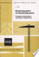 Biostratigraphie et lithostratigraphie