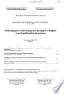 Biostratigraphie et paléontologie de l'Hettangien en Belgique et au Grand-Duché de Luxembourg