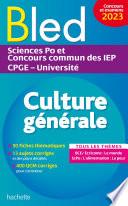 Bled Supérieur - Culture générale, examens et concours 2023