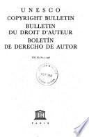 Boletín de Derecho de Autor