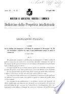 Bollettino della proprieta intellettuale
