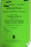 Bollettino della Unione matematica italiana