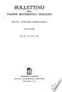 Bollettino della Unione matematica italiana