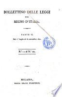 Bollettino delle leggi del Regno d'Italia