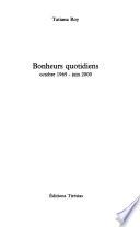 Bonheurs quotidiens
