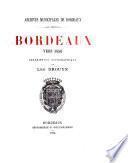 Bordeaux vers 1450