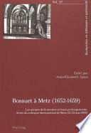 Bossuet à Metz (1652-1659)