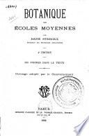 Botanique des écoles moyennes