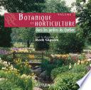 Botanique et horticulture dans les jardins du Québec
