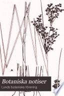 Botaniska Notiser