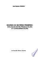 Bourses de matières premières