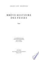 Brève histoire des fesses