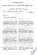 Brevet d'invention